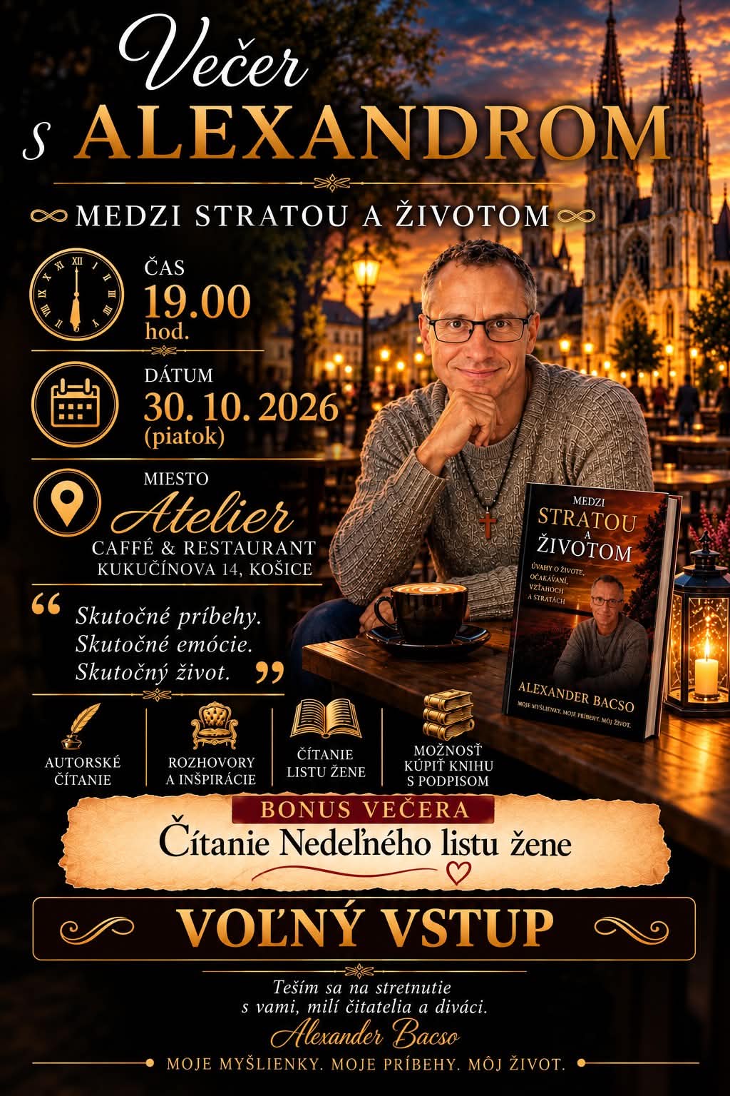 Večer s Alexandrom: Medzi stratou a životom