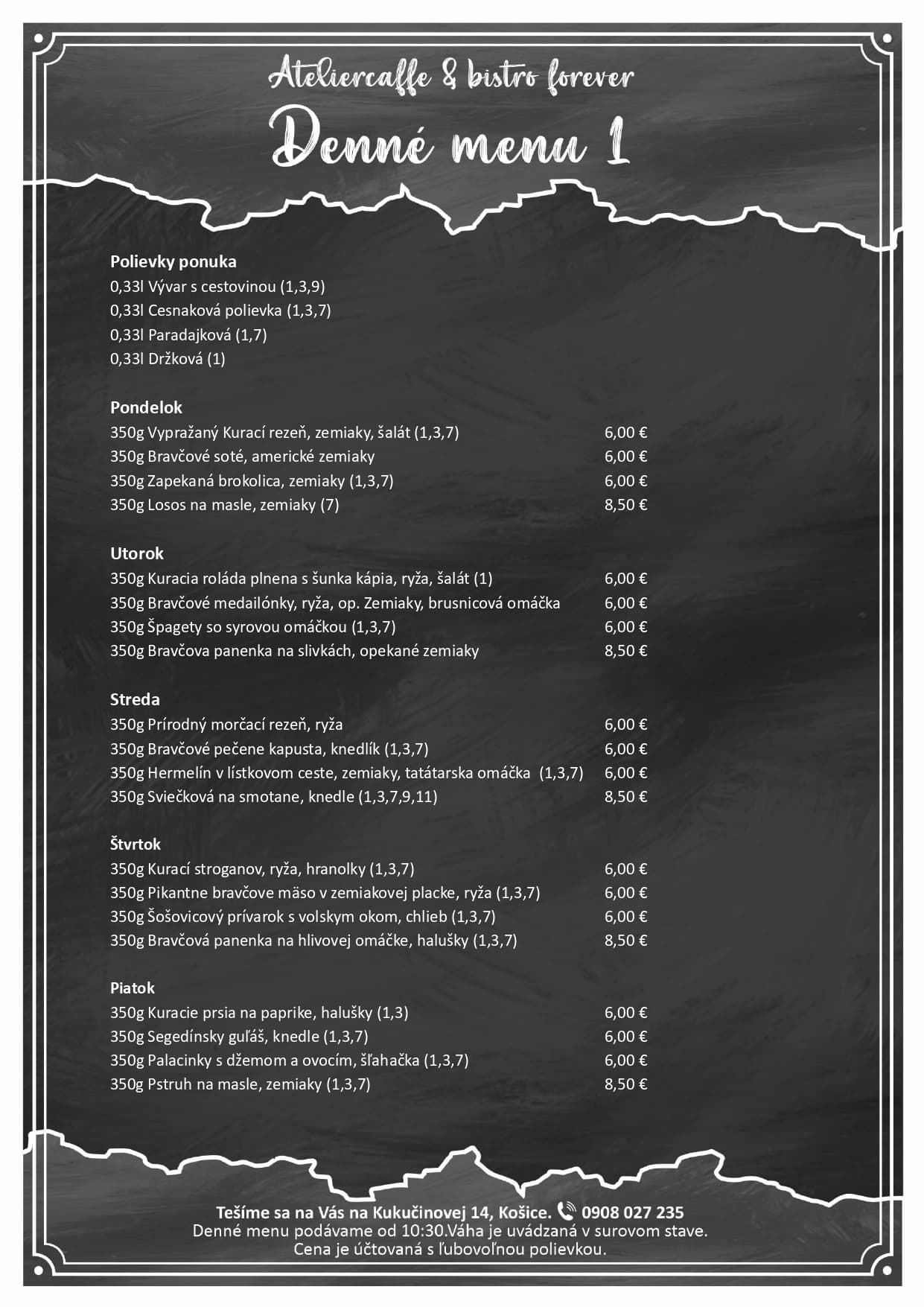 Denné menu