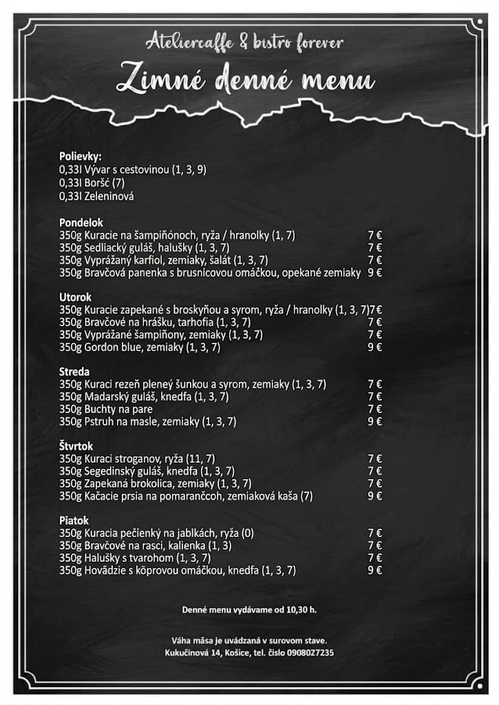 Zimné menu