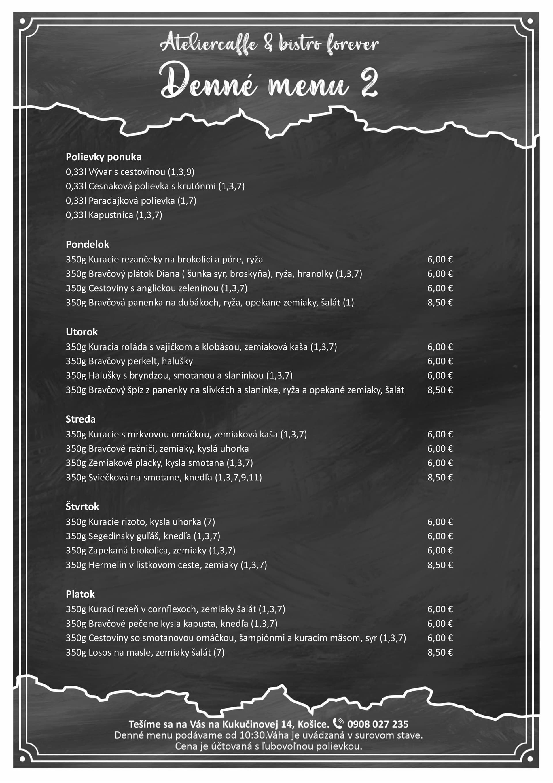 Denné menu